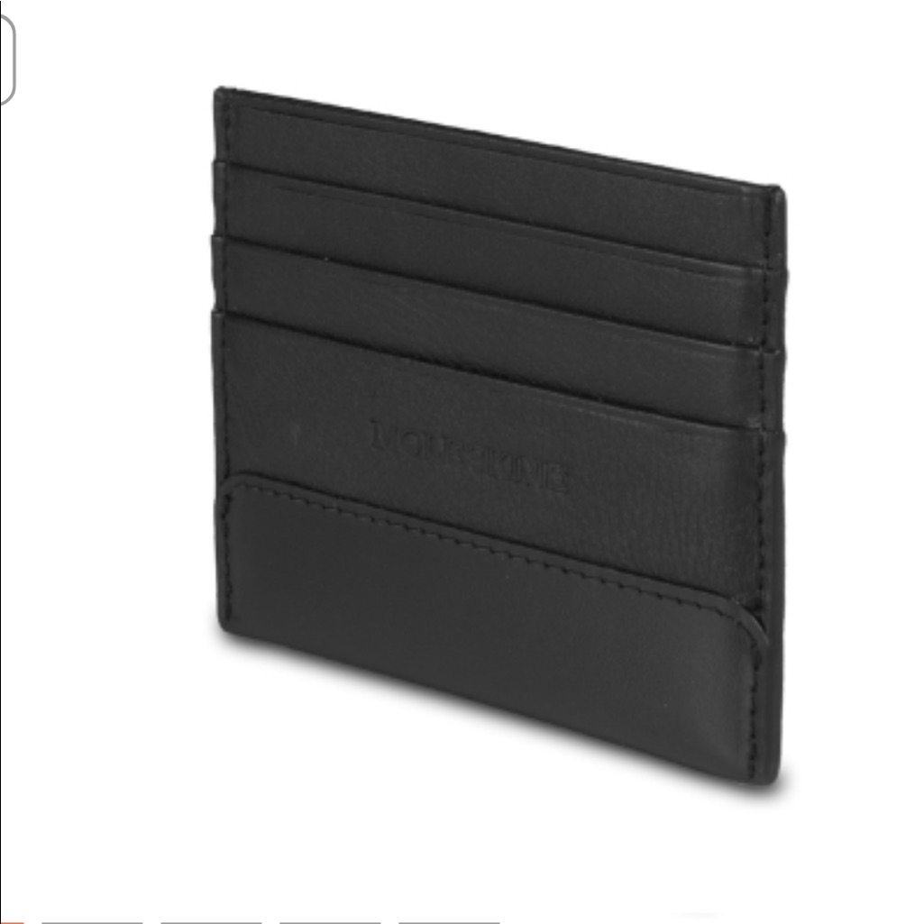 Moleskine Leather Card Holder Wallet